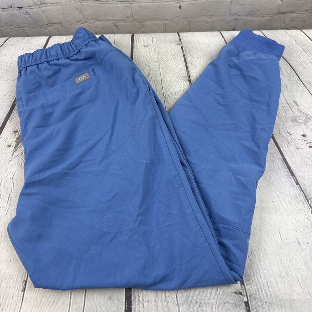 Figs Technical Collection Jogger Scrub Pants In Blue, Women's Size Large